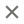 Cross Icon